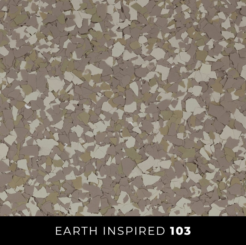 Epoxy color sample Earth Inspired 103 - taupe khaki olive cream