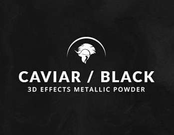 Metallic epoxy Caviar Black 3D effects floor coating Myrtle Beach SC