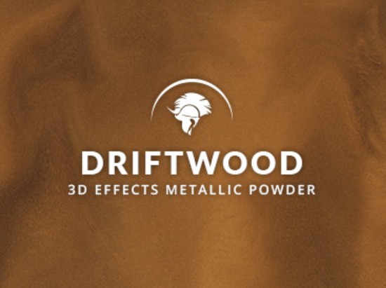 Metallic epoxy Driftwood coastal brown 3D effects floor coating Myrtle Beach SC
