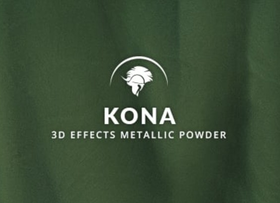 Metallic epoxy Kona deep forest green 3D effects floor coating