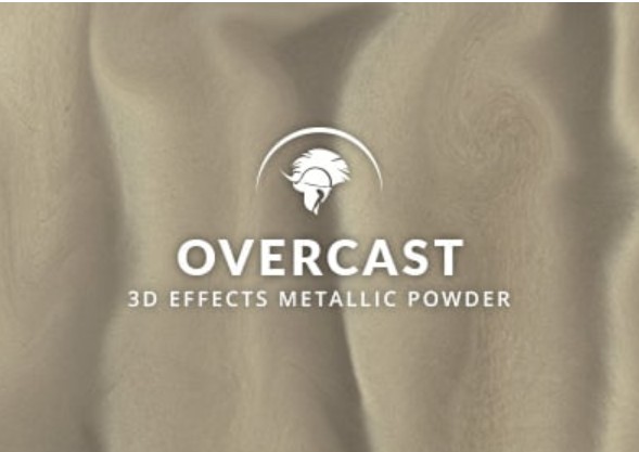 Metallic epoxy Overcast khaki olive tan 3D floor