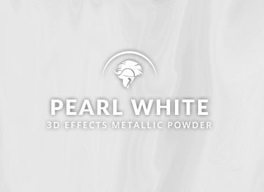 Metallic epoxy Pearl White 3D effects floor coating