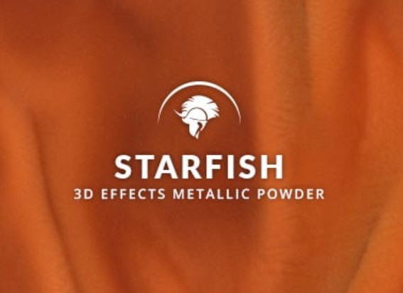 Metallic epoxy Starfish burnt rust orange 3D effects floor coating Myrtle Beach SC