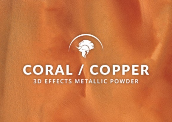Metallic epoxy Coral Copper warm orange 3D effects floor coating Myrtle Beach SC