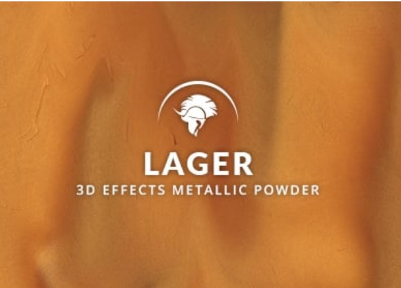 Metallic epoxy Lager amber burnt orange 3D floor coating