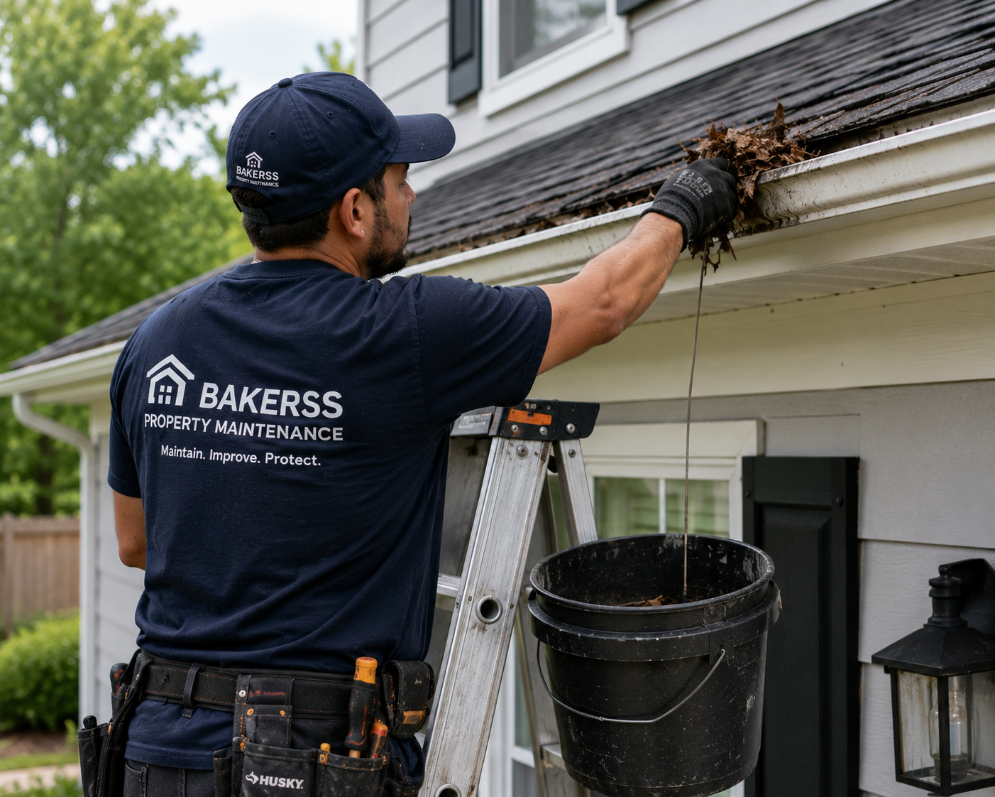 Gutter Cleaning service Conway SC by Bakerss Property Maintenance