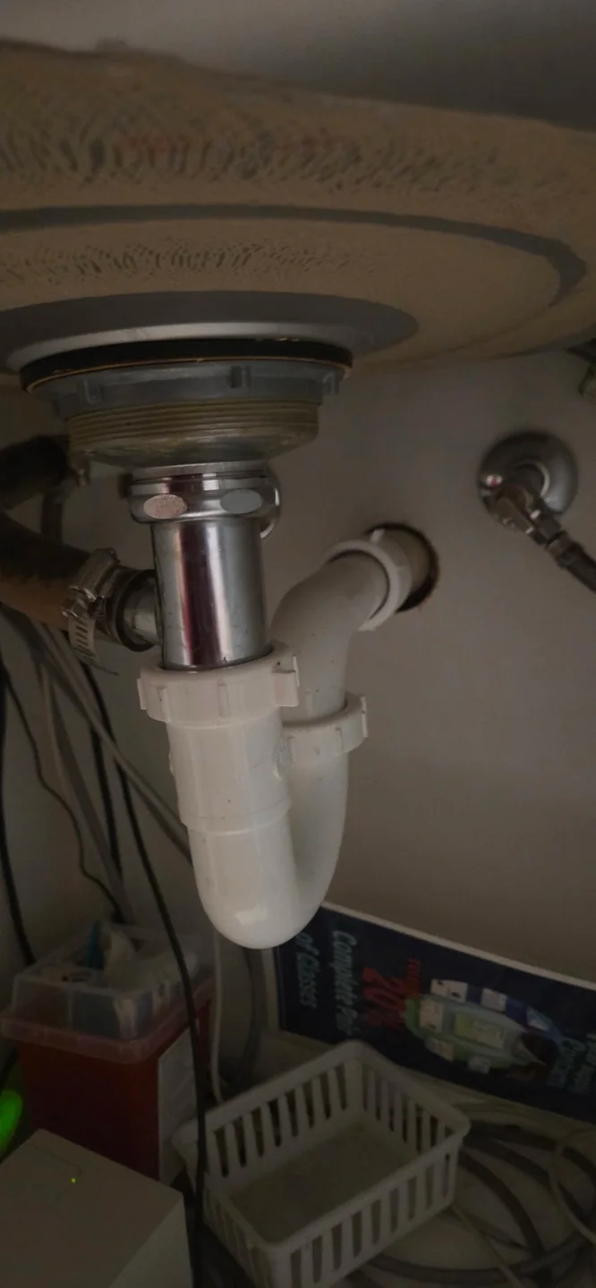 Under-sink drain connection in Conway