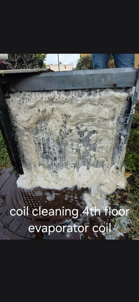 Coil cleaning documented on site in Myrtle Beach · Coventry Apartments