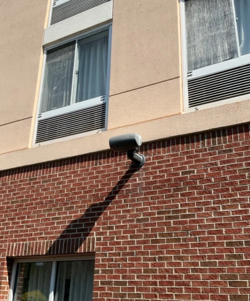 Building exterior light in Myrtle Beach