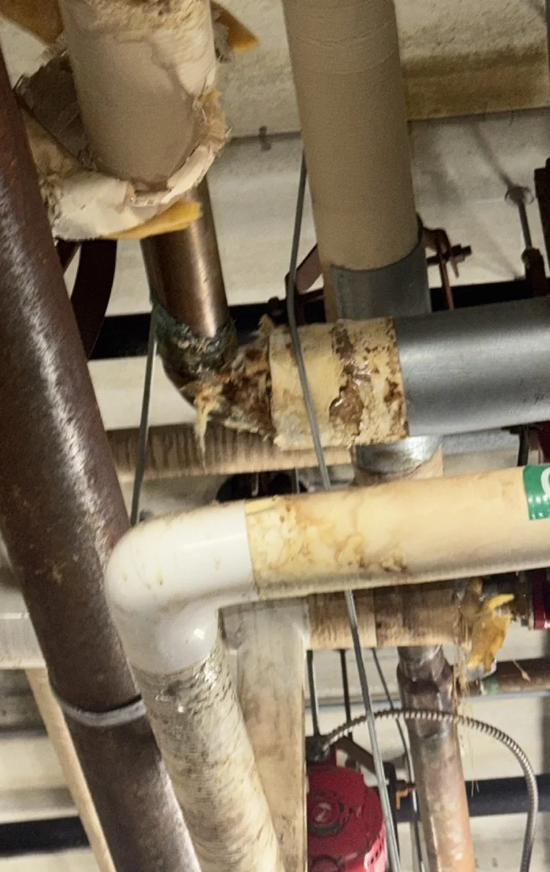 Piping connections during access in Myrtle Beach