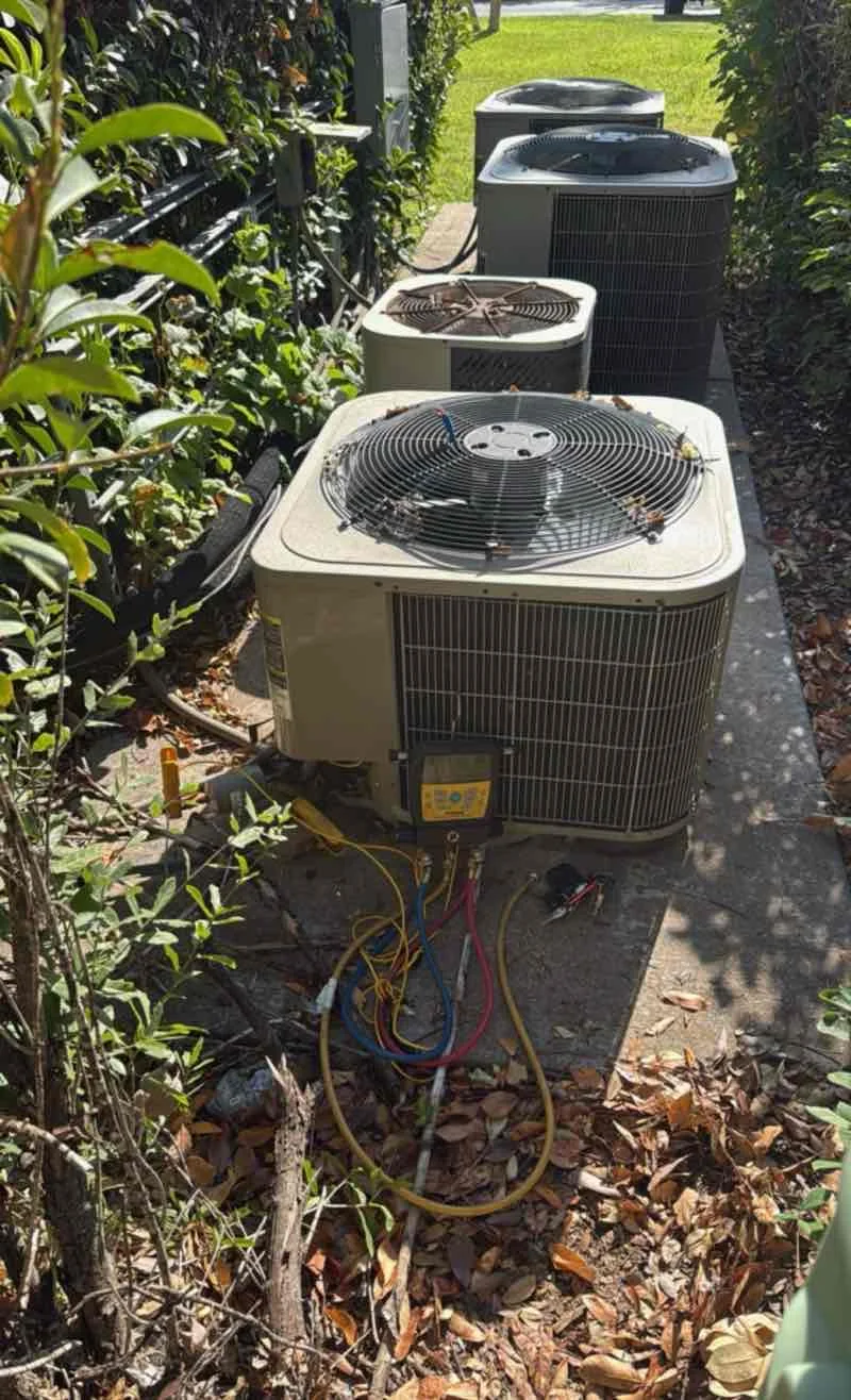 Outdoor units and surrounding grounds in Myrtle Beach