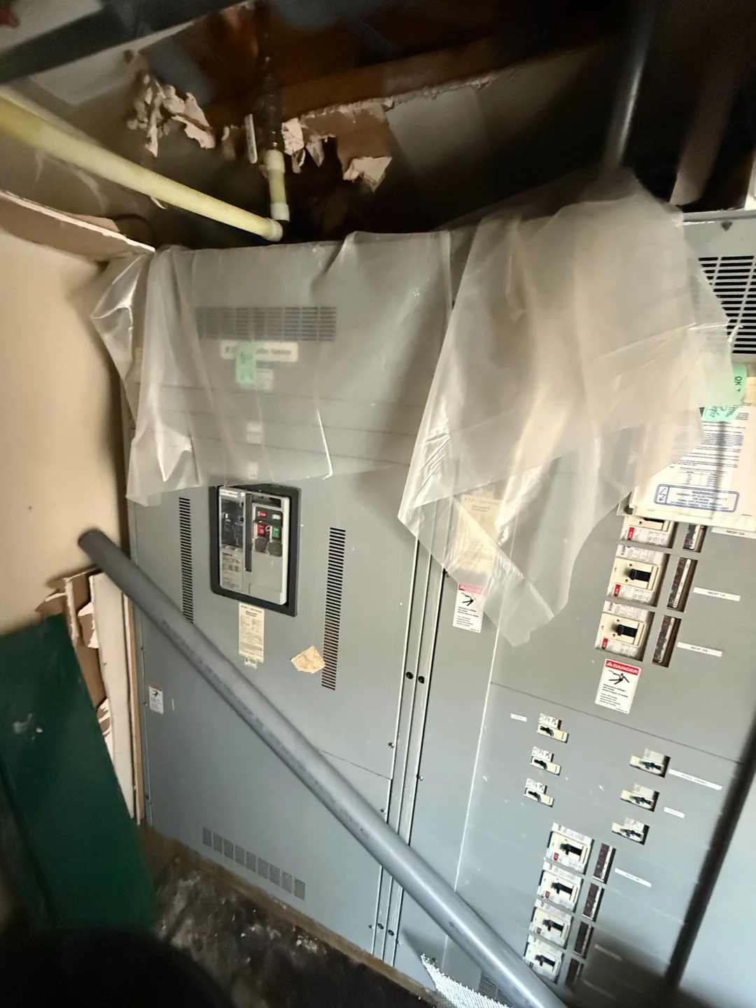 Mechanical equipment near plumbing access in Myrtle Beach