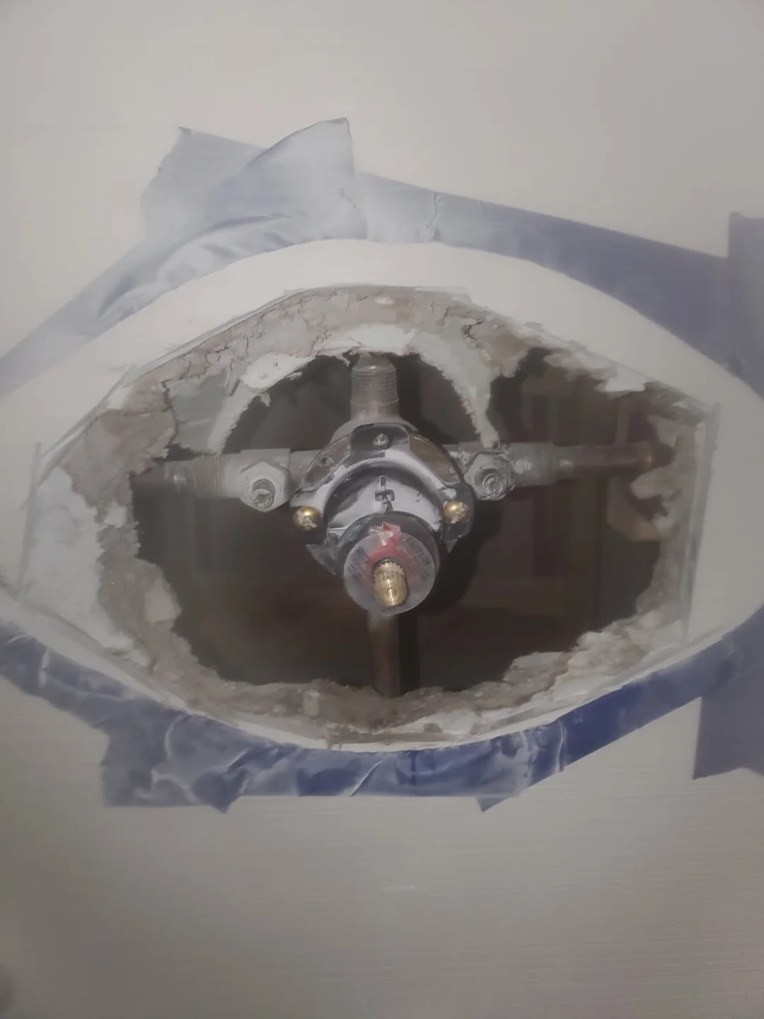 Close view of valve access in Pawleys Island