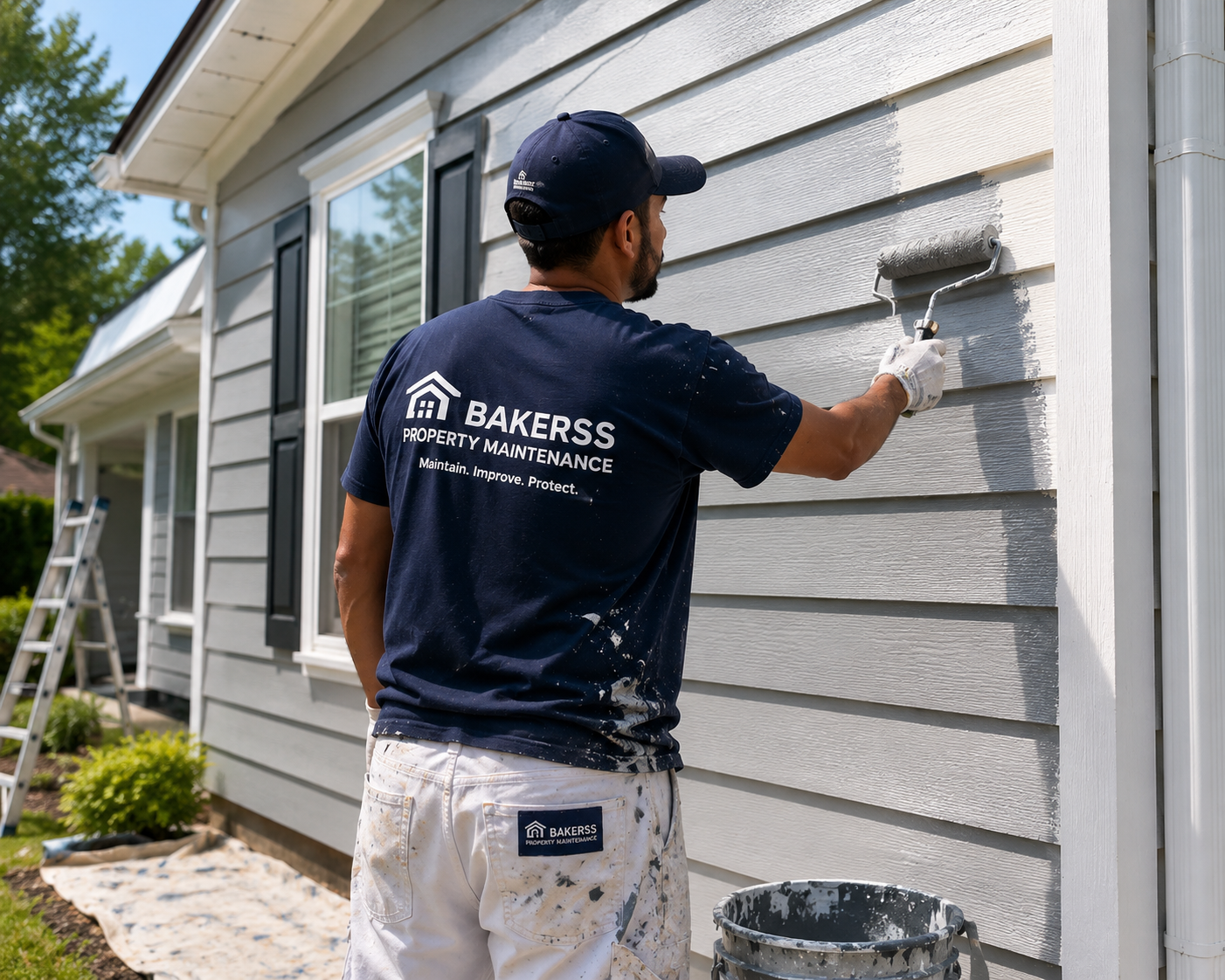 Exterior painting service Murrells Inlet SC by Bakerss Property Maintenance